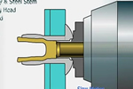 压铆机原理：外锁型口杯圆头