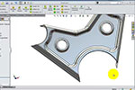 SolidWorks教程195汽车：发动机边盖