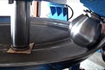 工业钢容器封头成型过程