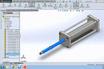 SolidWorks气动气缸教程2